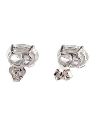 Earrings 14K 2.00ctw Lab-Grown Diamond Solitaire Stud Earrings
