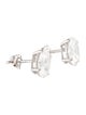 Earrings 14K 2.00ctw Lab-Grown Diamond Solitaire Stud Earrings