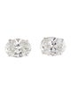 Earrings 14K 2.00ctw Lab-Grown Diamond Solitaire Stud Earrings