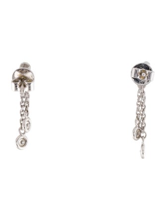 Earrings 18K Diamond Chain Drop Earrings