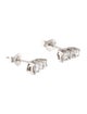 Earrings 14K Diamond Bar Stud Earrings