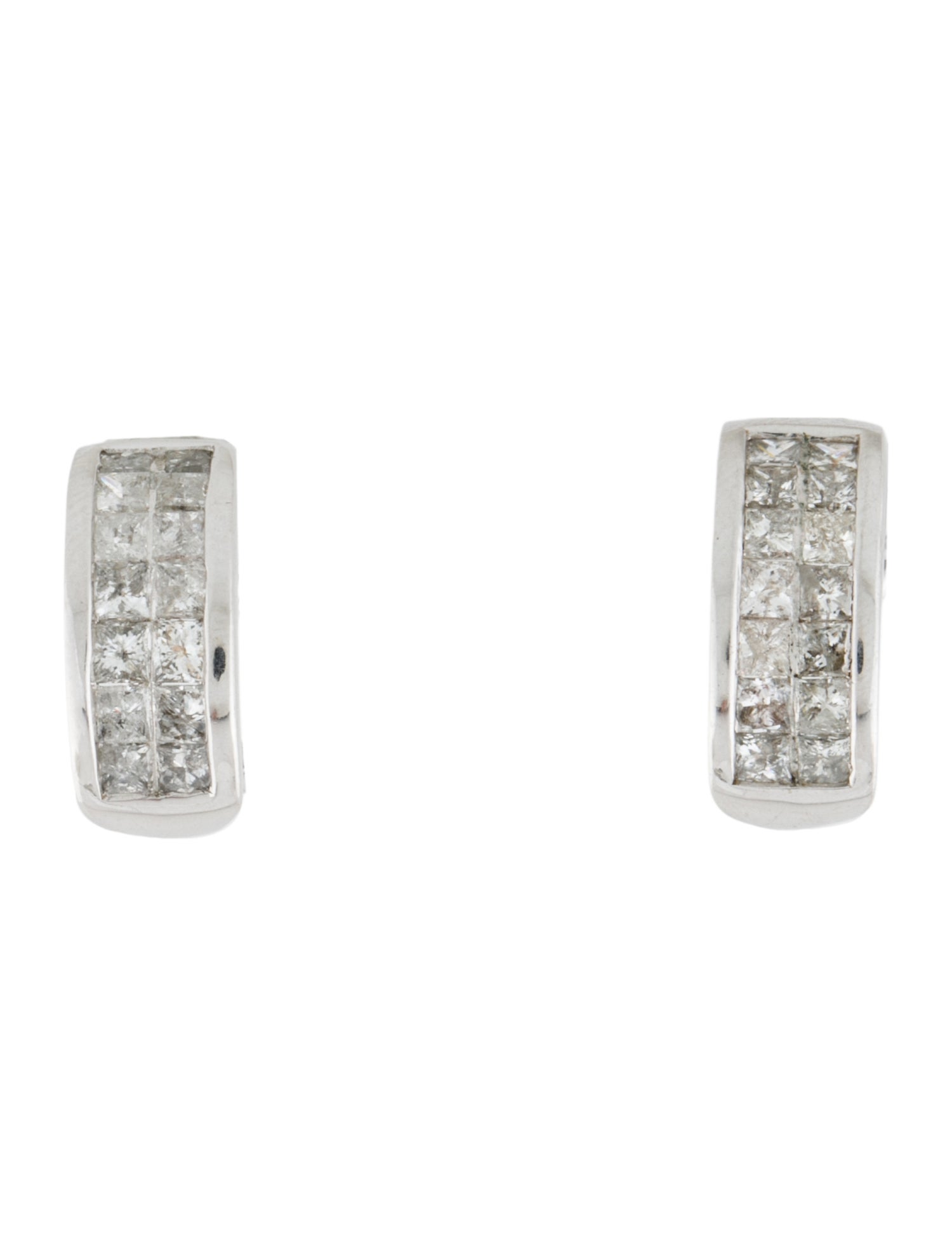 Earrings 14K 1.82ctw Diamond Huggie
