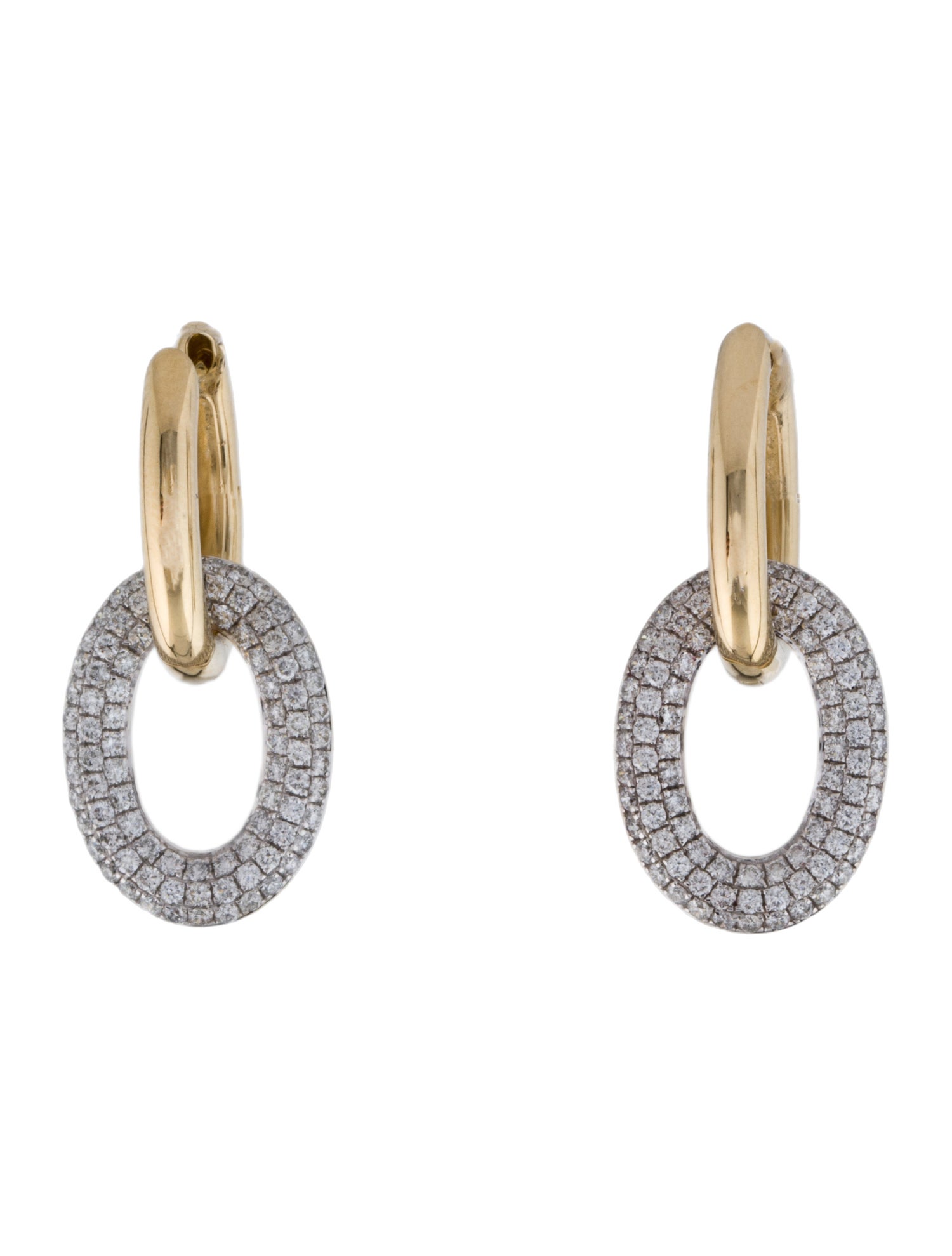 Earrings 14K 1.15ctw Diamond Drop