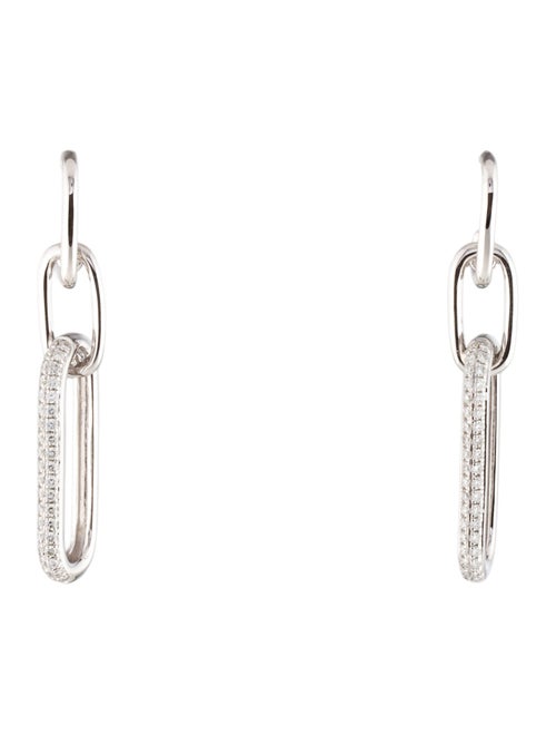 Earrings 14K Diamond Link Drop Earrings