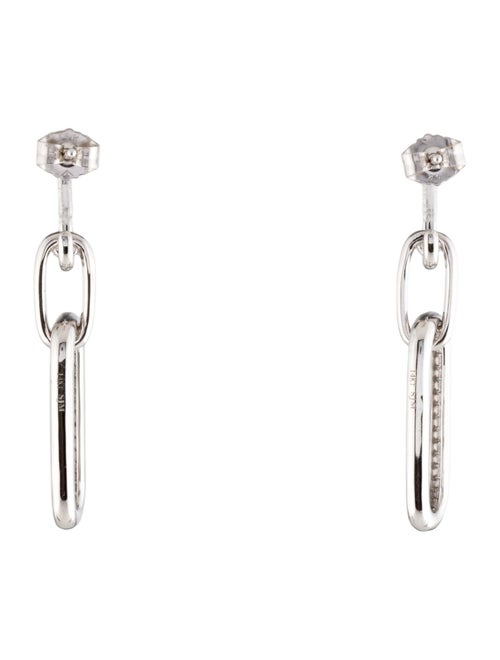 Earrings 14K Diamond Link Drop Earrings