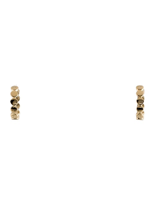 Earrings 14K Diamond Huggie Earrings