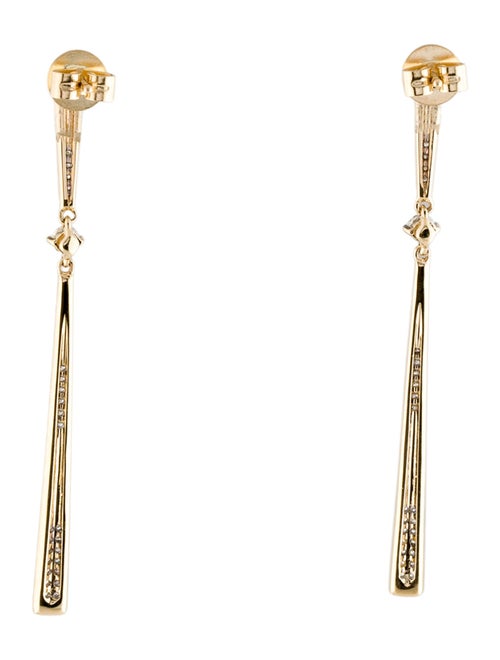 Earrings 14K Diamond Drop Earrings