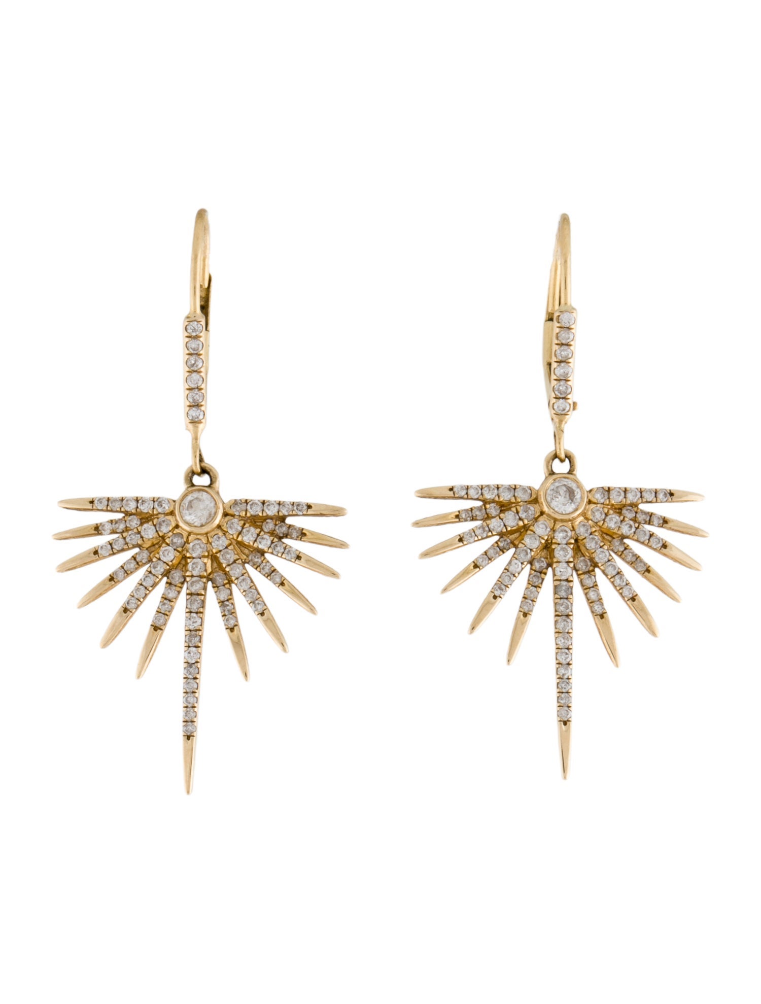 Earrings 18K Diamond Drop