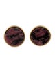 Earrings 14K Rhodonite Stud Earrings