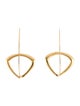 Earrings 18K Geometric Drop Earrings