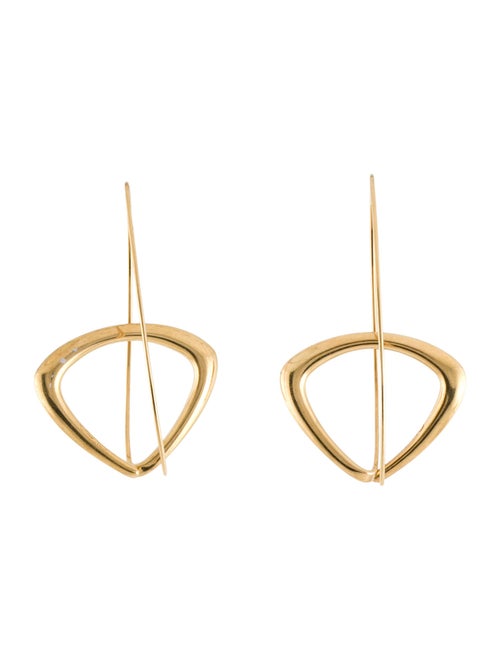 Earrings 18K Geometric Drop Earrings