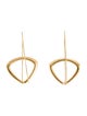Earrings 18K Geometric Drop Earrings