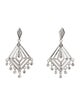 Earrings 14K Diamond Geometric Chandelier Earrings