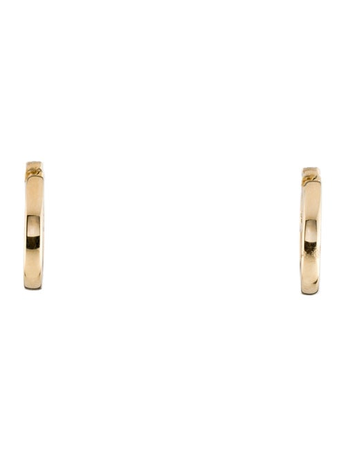 Earrings 14K Diamond Huggie Earrings