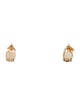 Earrings 10K Opal & Diamond Stud Earrings