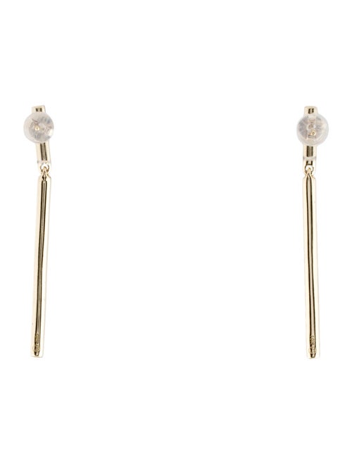 Earrings 10K Lab-Grown Diamond Bar Drop Earrings