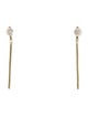 Earrings 10K Lab-Grown Diamond Bar Drop Earrings