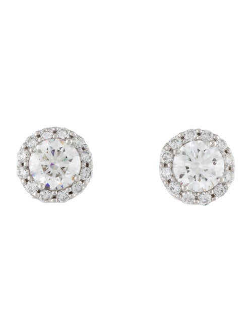 Earrings Platinum 2.84ctw Lab-Grown Diamond Stud Earrings