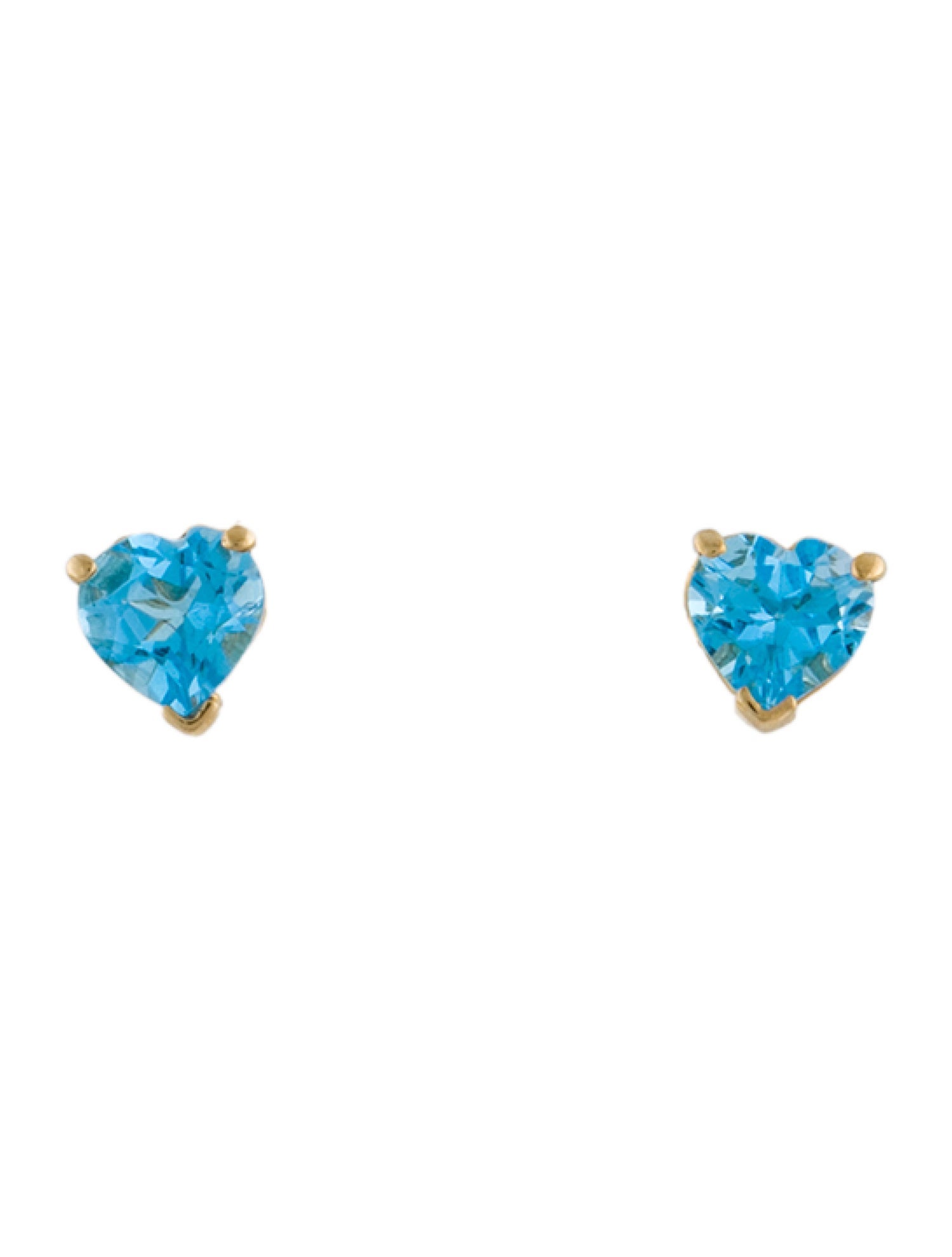 Earrings 14K 1.28ctw Topaz Stud