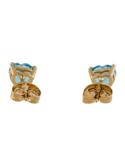 Earrings 14K 1.28ctw Topaz Stud Earrings
