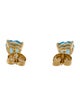Earrings 14K 1.28ctw Topaz Stud Earrings