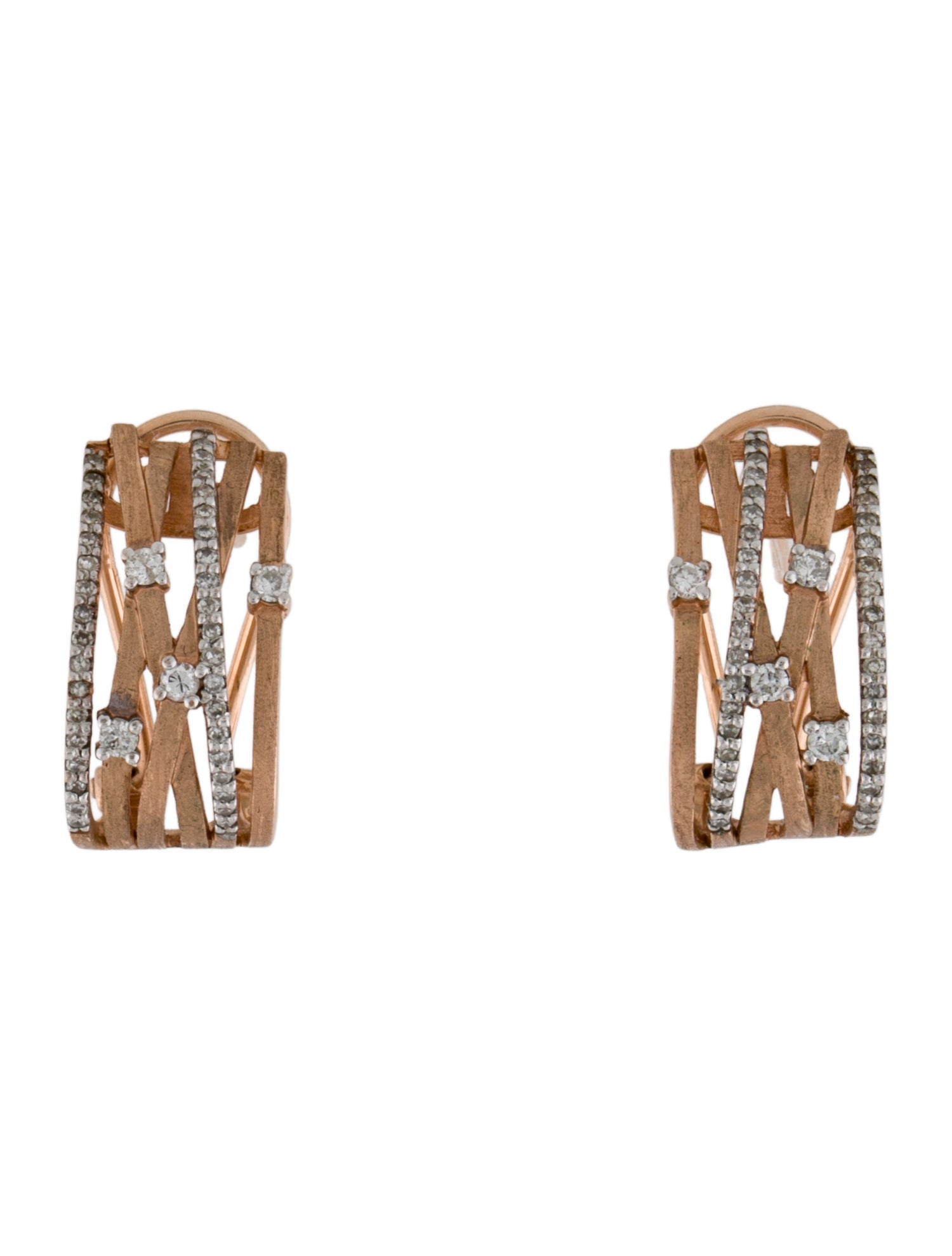 Earrings 14K Diamond Orbit Earclip