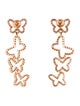 Earrings 14K 1.63ctw Diamond Butterfly Drop Earrings