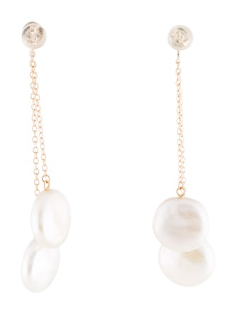Earrings 14K Pearl Drop Earrings