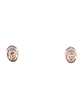 Earrings 14K Amethyst Stud Earrings