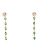 Earrings 18K 1.77ctw Emerald Drop Earrings