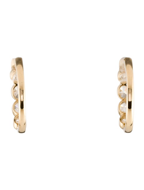 Earrings 14K 1.60ctw Lab-Grown Diamond Hoop Earrings