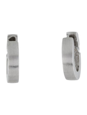 Earrings 18K Diamond Huggie Hoop Earrings