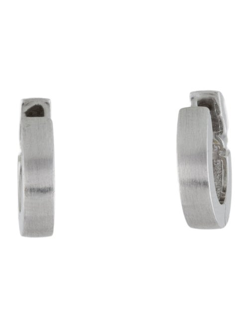 Earrings 18K Diamond Huggie Hoop Earrings