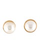 Earrings 14K Cultured Mabé Pearl Clip-on Earrings