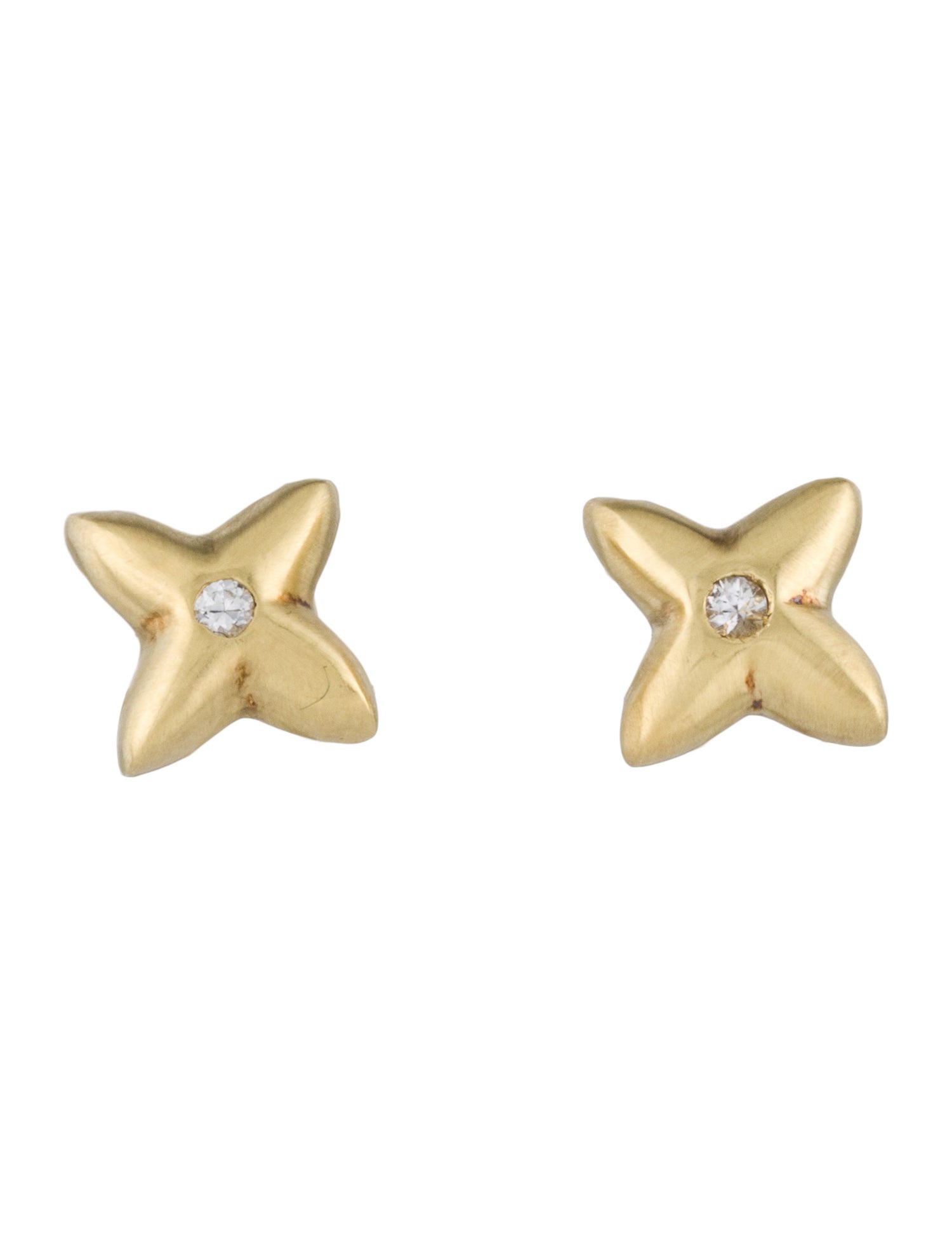 Earrings 18K Sapphire Stud