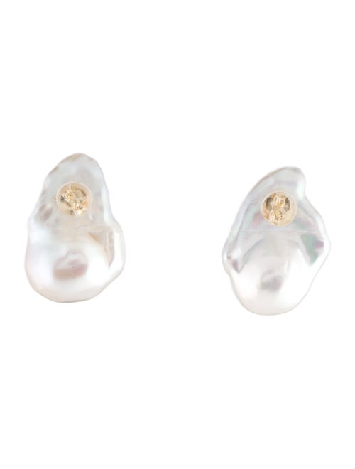 Earrings 18K Pearl Stud Earrings