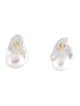 Earrings 18K Pearl Stud Earrings