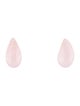 Earrings 14K Rose Quartz Drop Earrings