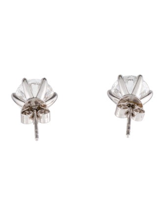 Earrings Platinum 2.16ctw Lab-Grown Diamond Stud Earrings