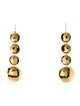 Earrings 22K Disc Drop Earrings