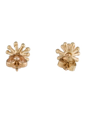 Earrings 14K Dandelion Stud Earrings