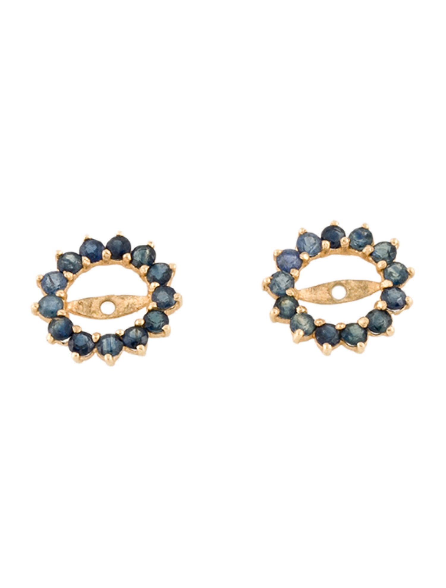 Earrings 14K Sapphire Earring Enhancers
