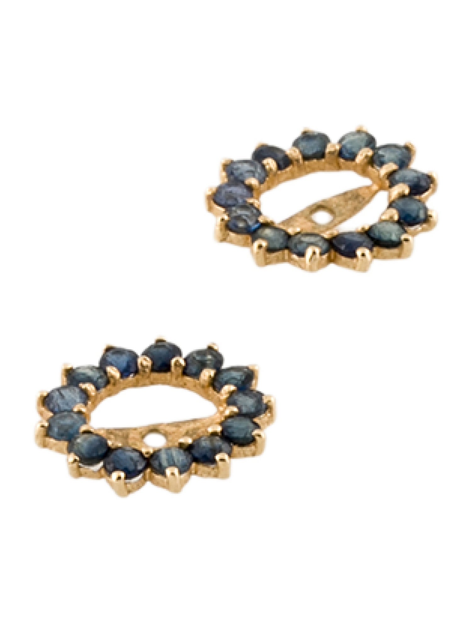Earrings 14K Sapphire Earring Enhancers