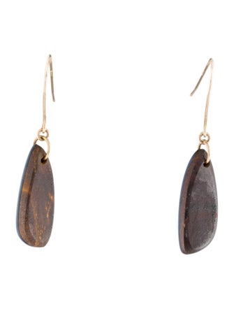 Earrings 14K Opal Doublet Drop Earrings