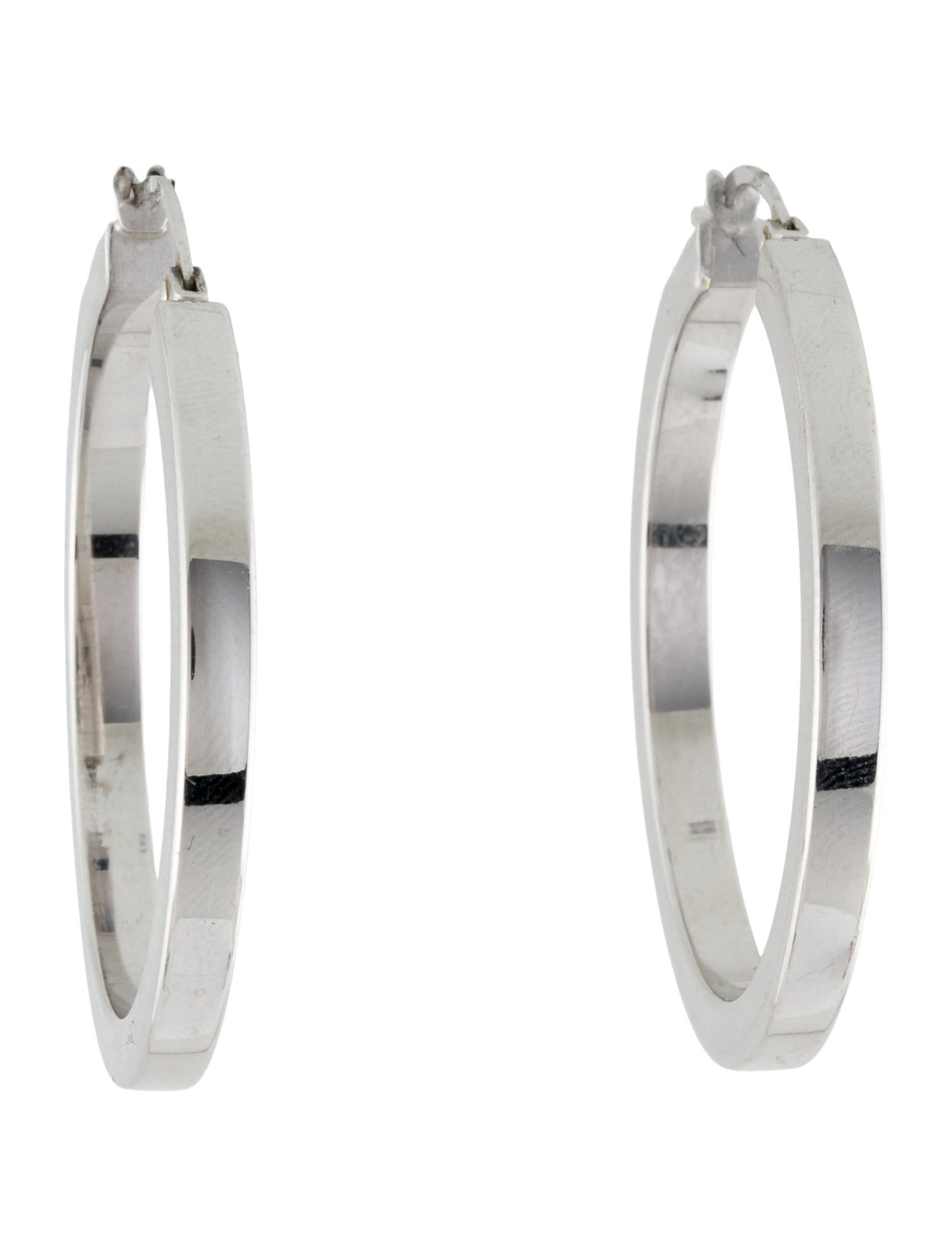 Earrings 14K Hollow Hoop