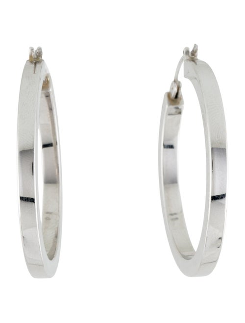 Earrings 14K Hollow Hoop Earrings