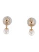 Earrings 14K Pearl & Diamond Drop Earrings