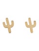Earrings 14K Saguaro Cactus Stud Earrings