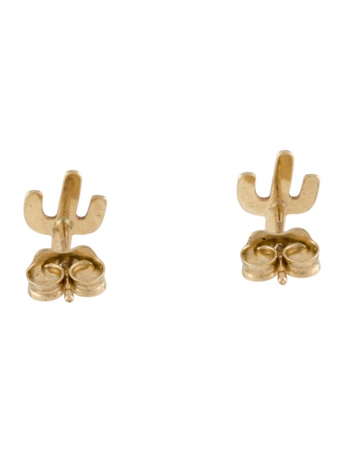Earrings 14K Saguaro Cactus Stud Earrings
