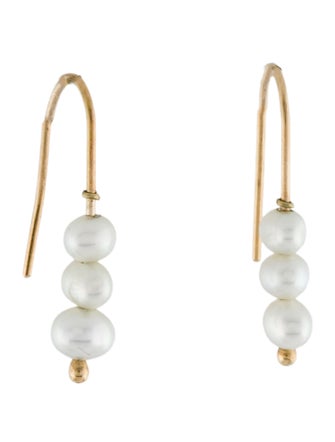 Earrings 14K Pearl Drop Earrings